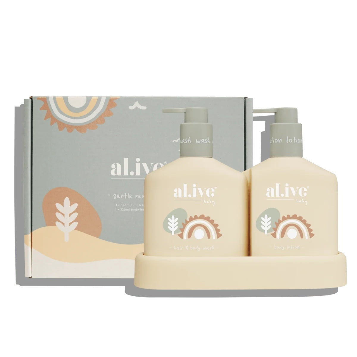 Baby Duo  Hair, Body Wash,  Lotion &amp; Tray - Gentle Pear