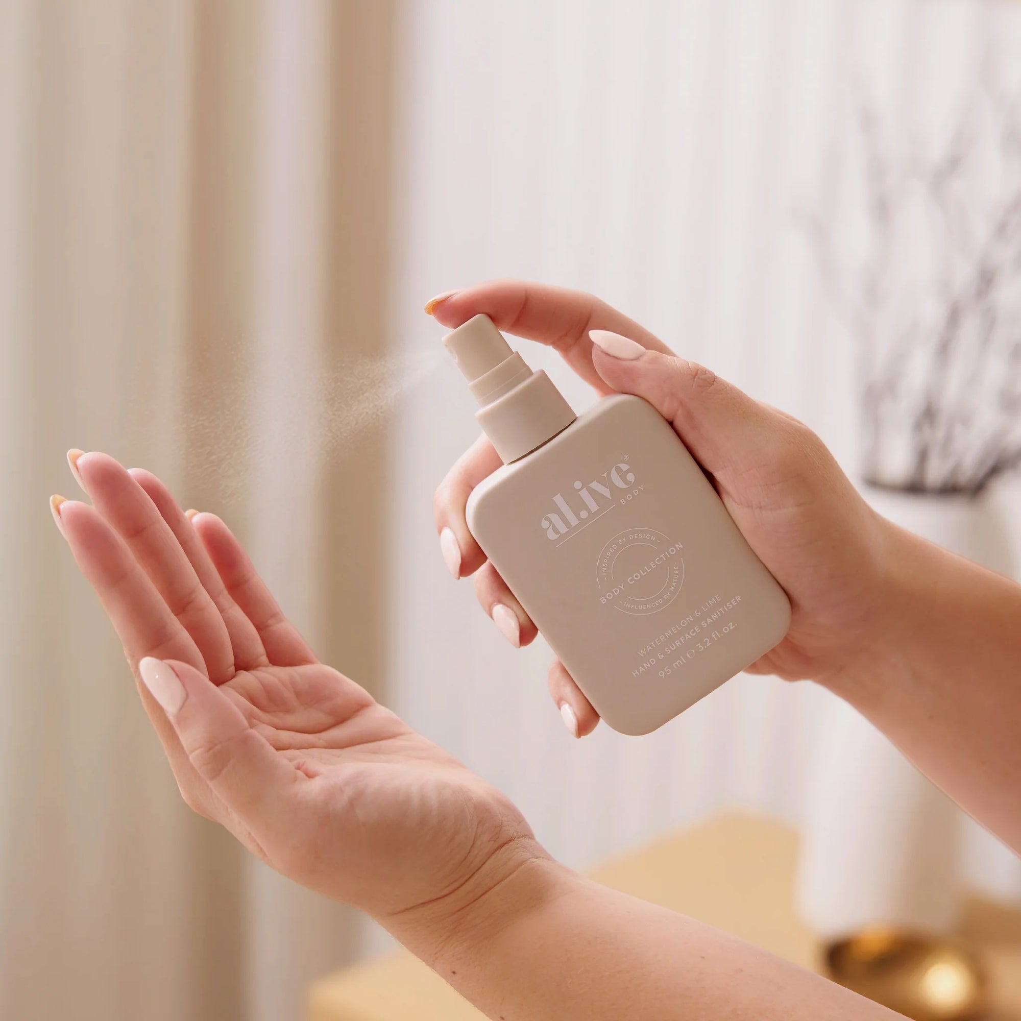 Hand &amp; Surface Sanitiser Spray - Watermelon &amp; Lime