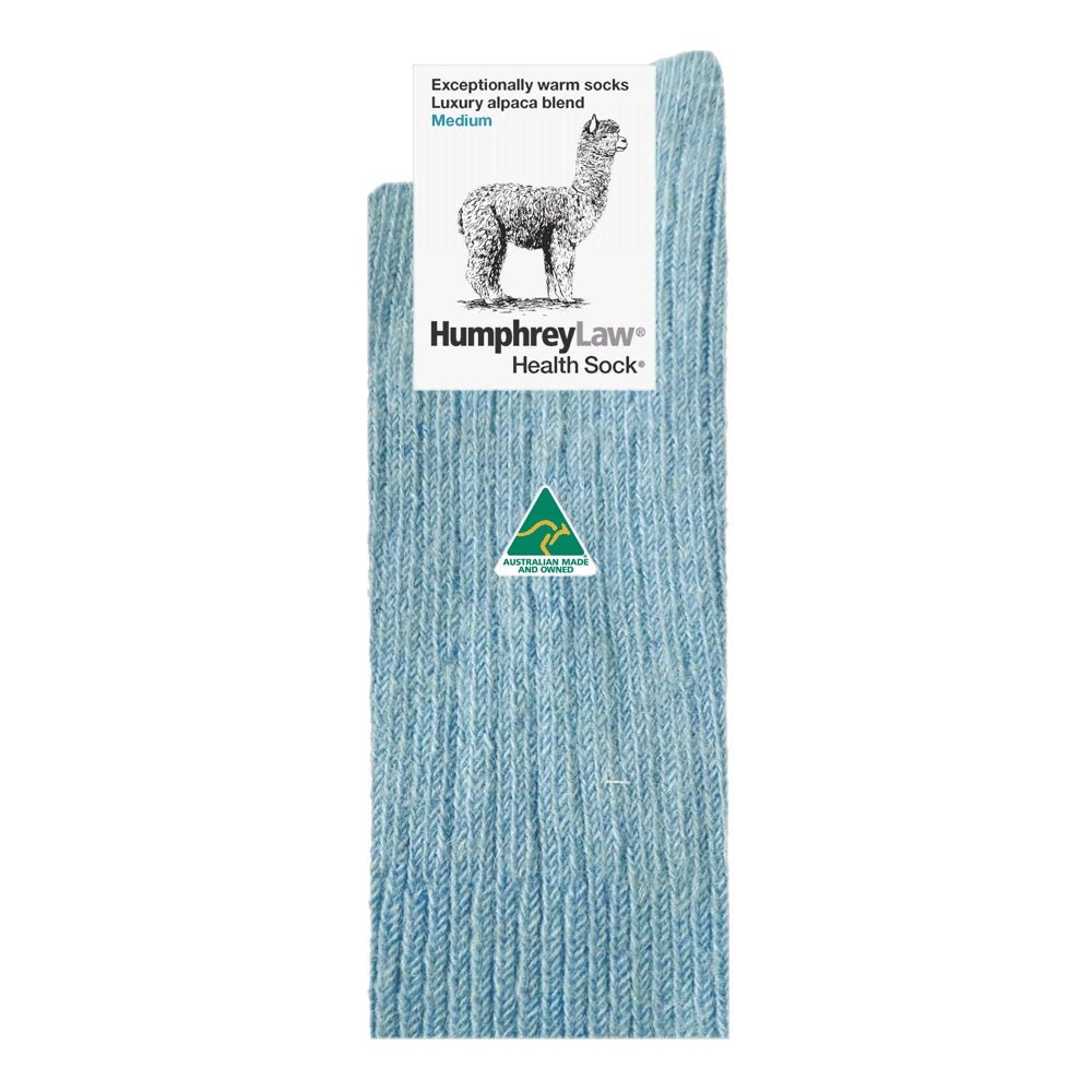 Alpaca Health Sock® - Baby Blue | Humphrey Law | Socks For Him & For Her | Thirty 16 Williamstown