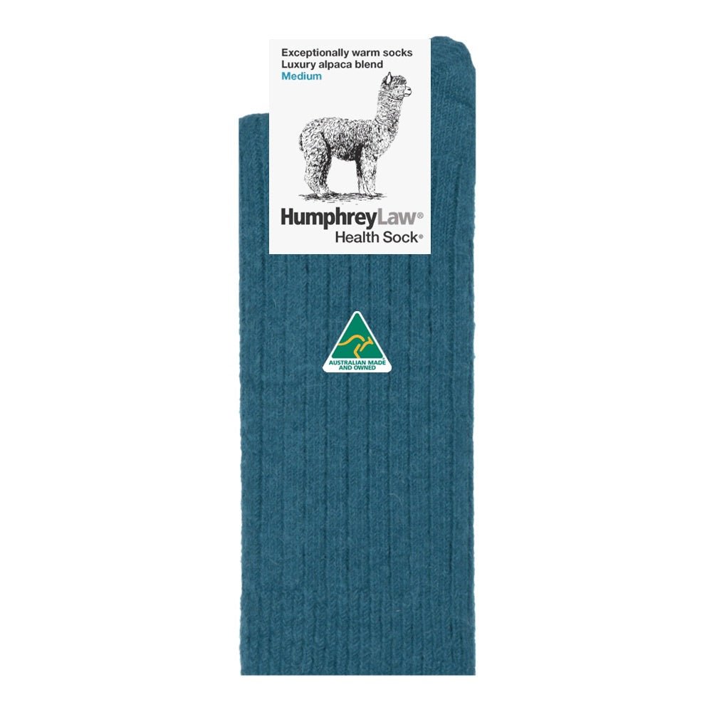 Alpaca Health Sock® - Teal | Humphrey Law | Socks For Him & For Her | Thirty 16 Williamstown