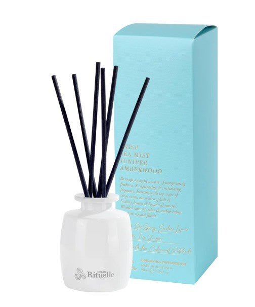 Apotheca' Mini Fragrance Diffuser Set 90ml - Crisp Sea Mist, Juniper, Amberwood | Urban Rituelle | Home Fragrances | Thirty 16 Williamstown