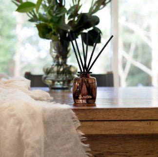 'Apotheca' Mini Fragrance Diffuser Set 90ml - Nectarine, Honey Blossom, Bergamot, Vetiver | Urban Rituelle | Home Fragrances | Thirty 16 Williamstown