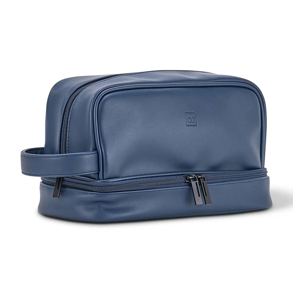 At Men's Wash Bag - Navy | Annabel Trends | Men's Grooming &amp; Toiletry Bags | Thirty 16 Williamstown
