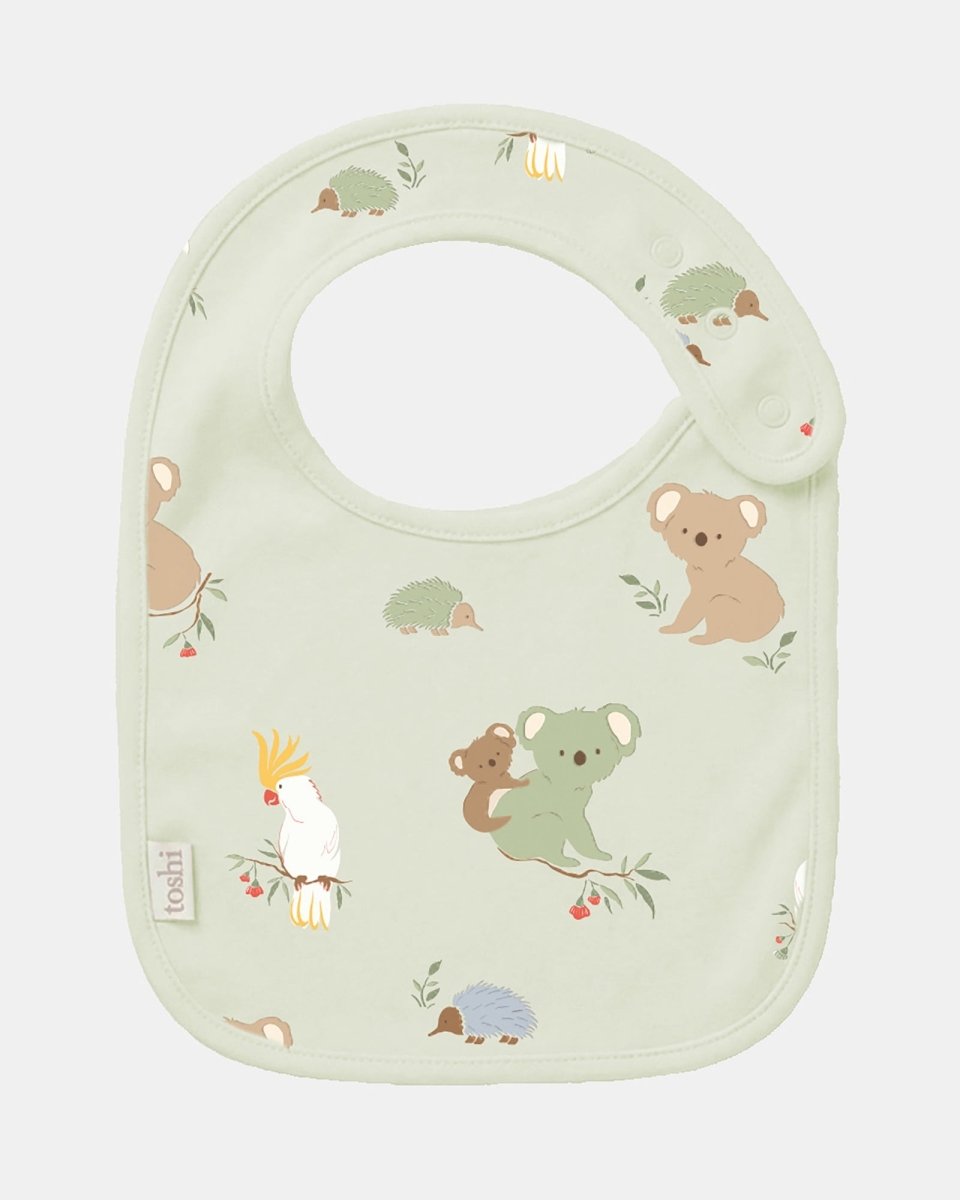 Baby Bib Arcadia Gumnut Babies - Eucalypt | Toshi | Bibs & Bandana Bibs | Thirty 16 Williamstown