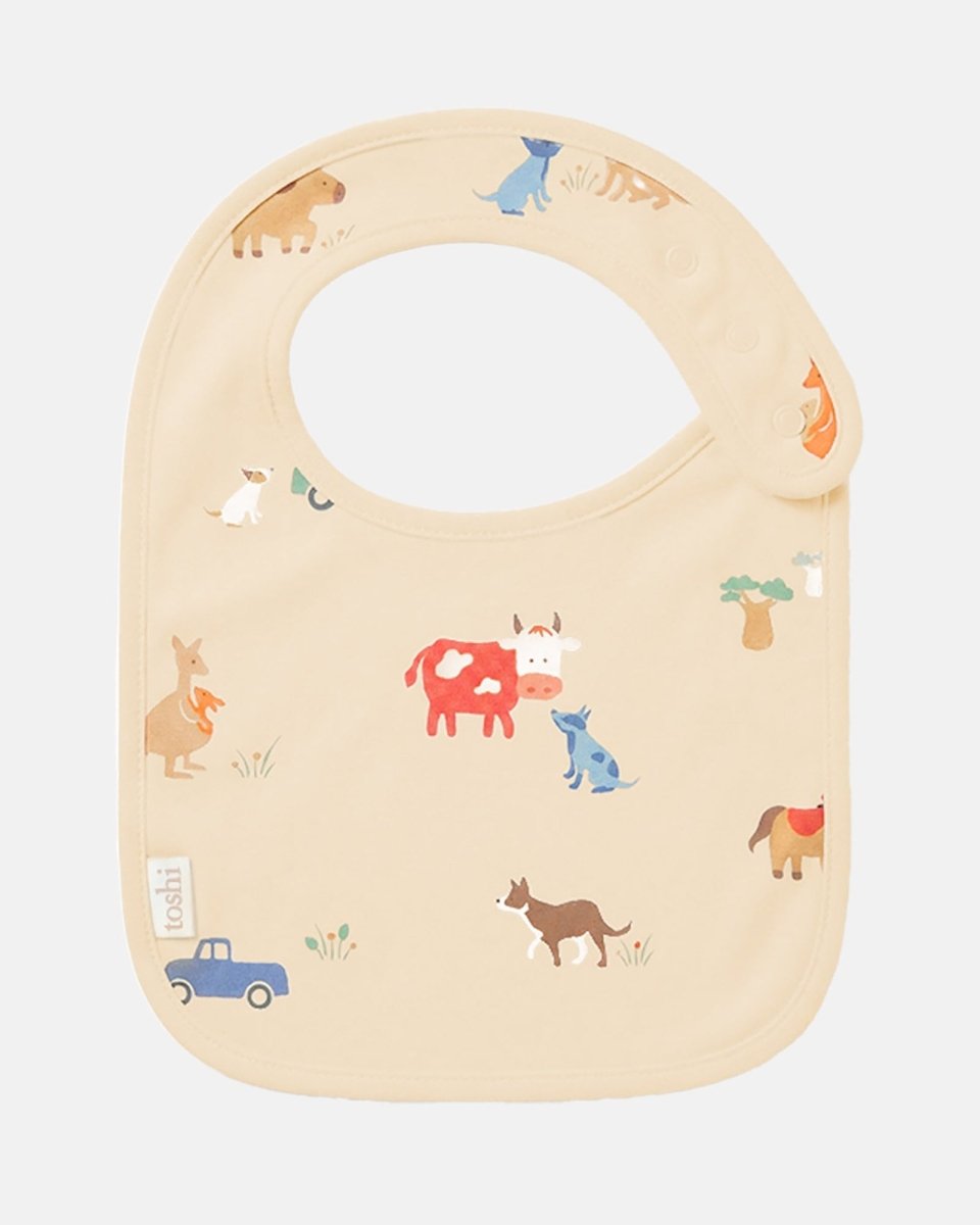 Baby Bib Arcadia Station Hands | Toshi | Bibs & Bandana Bibs | Thirty 16 Williamstown