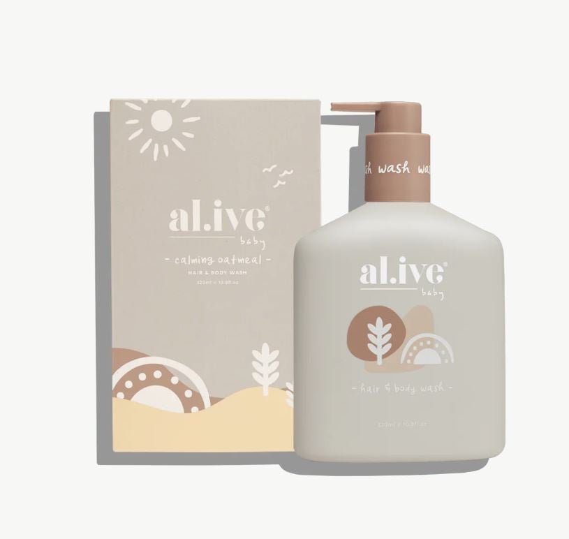 Baby Hair & Body Wash - Calming Oatmeal | Al.ive Body | Bath Time | Thirty 16 Williamstown