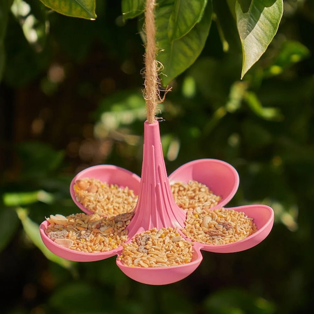 Bamboo Bird Feeder - Pink | Annabel Trends | Home Garden | Thirty 16 Williamstown