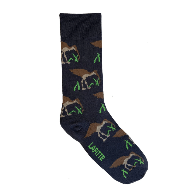 Bamboo Eastern Curlew Charcoal Patterned Socks | Lafitte | Socks For Him & For Her | Thirty 16 Williamstown