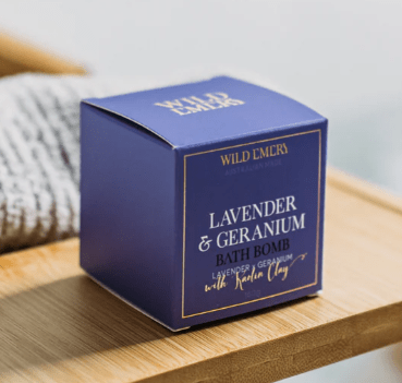 Bath Bomb - Lavender & Geranium | Wild Emery | Bath & Body | Thirty 16 Williamstown