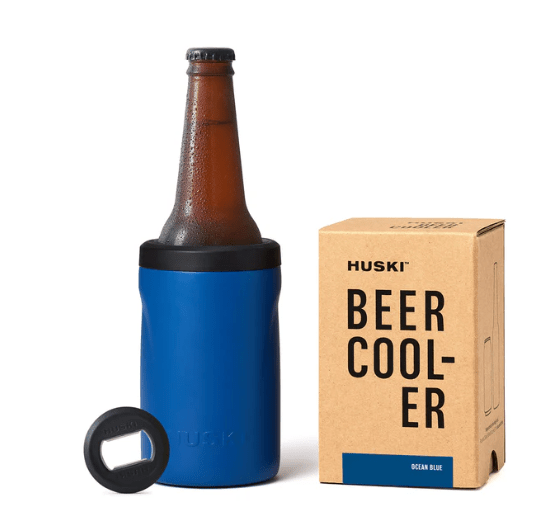 Beer Cooler 2.0 - Ocean Blue | Huski | Insulated Drink Chillers | Thirty 16 Williamstown