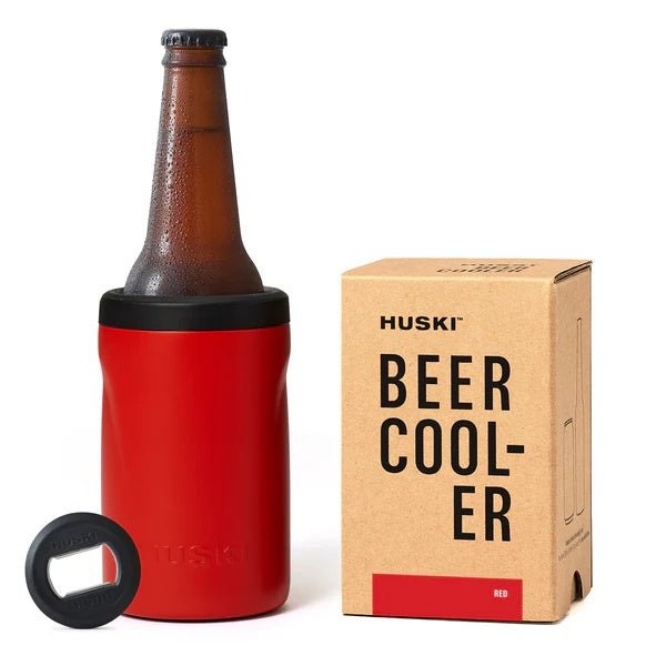 Beer Cooler 2.0 - Red | Huski | Insulated Drink Chillers | Thirty 16 Williamstown