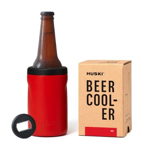 Beer Cooler 2.0 - Red | Huski | Insulated Drink Chillers | Thirty 16 Williamstown
