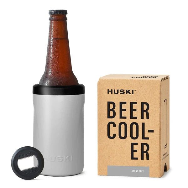 Beer Cooler 2.0 - Stone Grey | Huski | Insulated Drink Chillers | Thirty 16 Williamstown