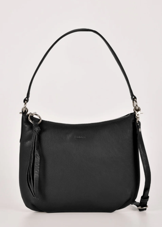 Belle Soft Leather Shoulder Bag - Black | Gabee | Leather Bags | Thirty 16 Williamstown
