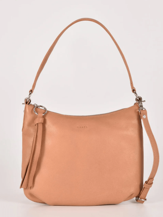 Belle Soft Leather Shoulder Bag - Camel | Gabee | Leather Bags | Thirty 16 Williamstown