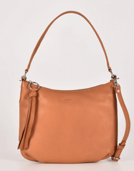 Belle Soft Leather Shoulder Bag - Tan | Gabee | Leather Bags | Thirty 16 Williamstown