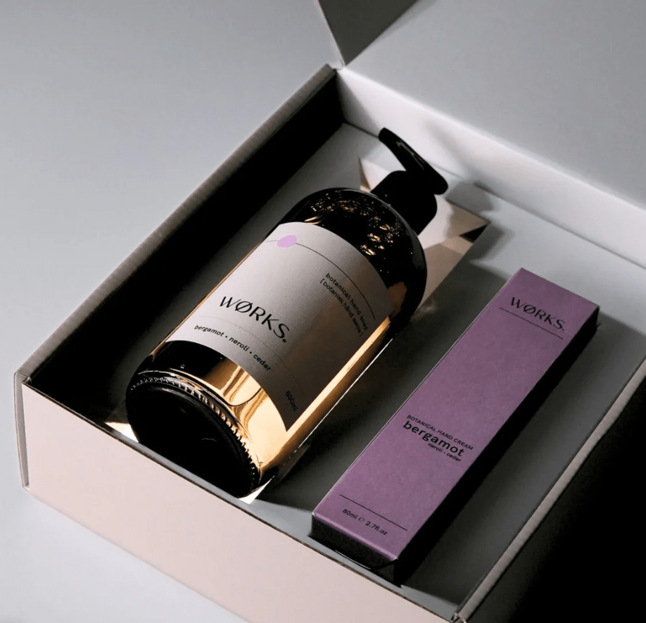 Bergamot Hand Duo Gift Box | WØRKS | Body Lotion & Wash | Thirty 16 Williamstown