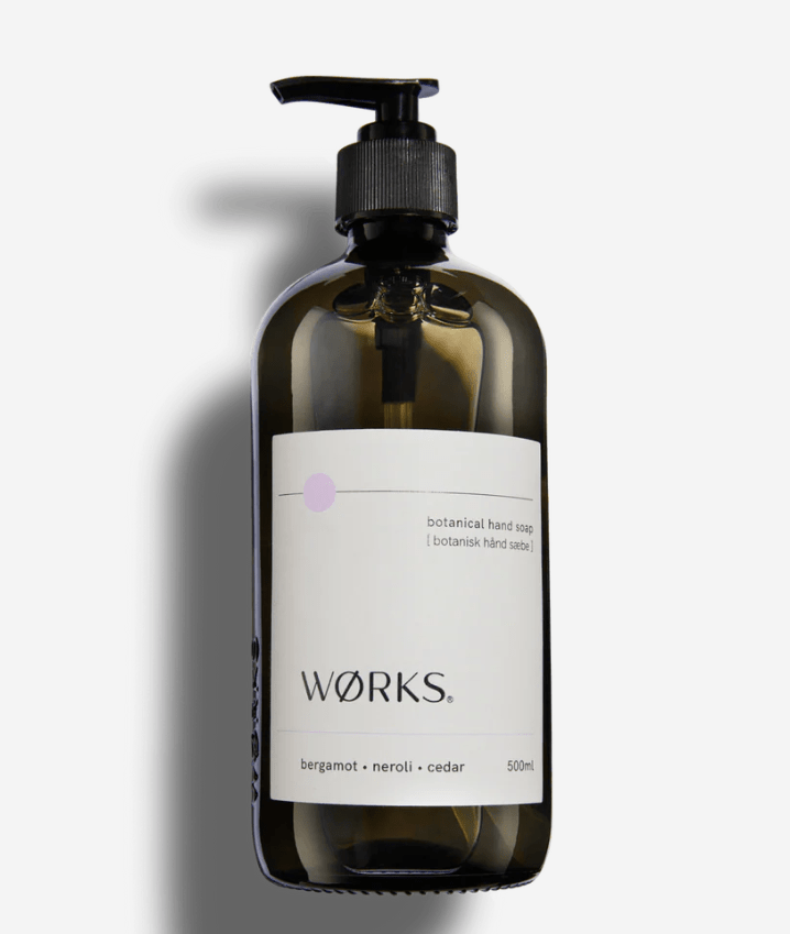Bergamot Hand Soap 500ml | WØRKS | Body Lotion & Wash | Thirty 16 Williamstown
