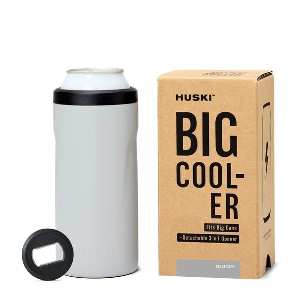 Big Can Cooler - Stone Grey | Huski | Insulated Drink Chillers | Thirty 16 Williamstown