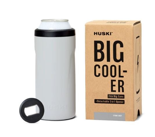 Big Can Cooler - Stone Grey | Huski | Insulated Drink Chillers | Thirty 16 Williamstown