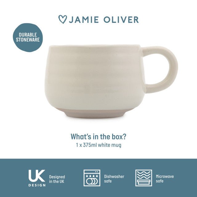 Big Love Cosy Cuppa 375ML - White | Jamie Oliver | Mugs &amp; Cups | Thirty 16 Williamstown