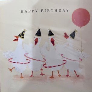 Birthday - Dancing Geese | Hammond Gower | Greeting Cards | Thirty 16 Williamstown