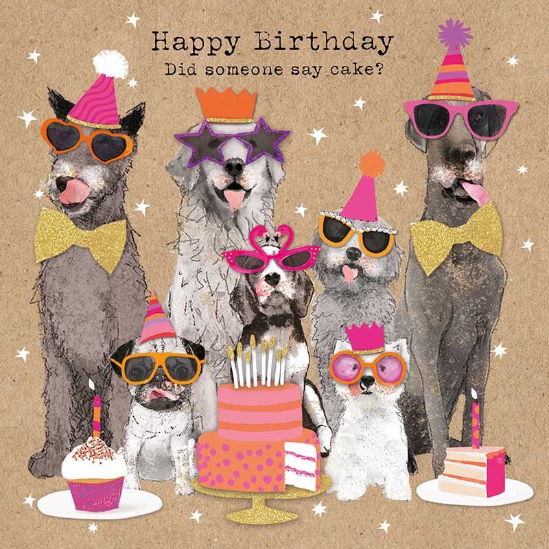 Birthday - Dogs & Cake | Hammond Gower | Greeting Cards | Thirty 16 Williamstown