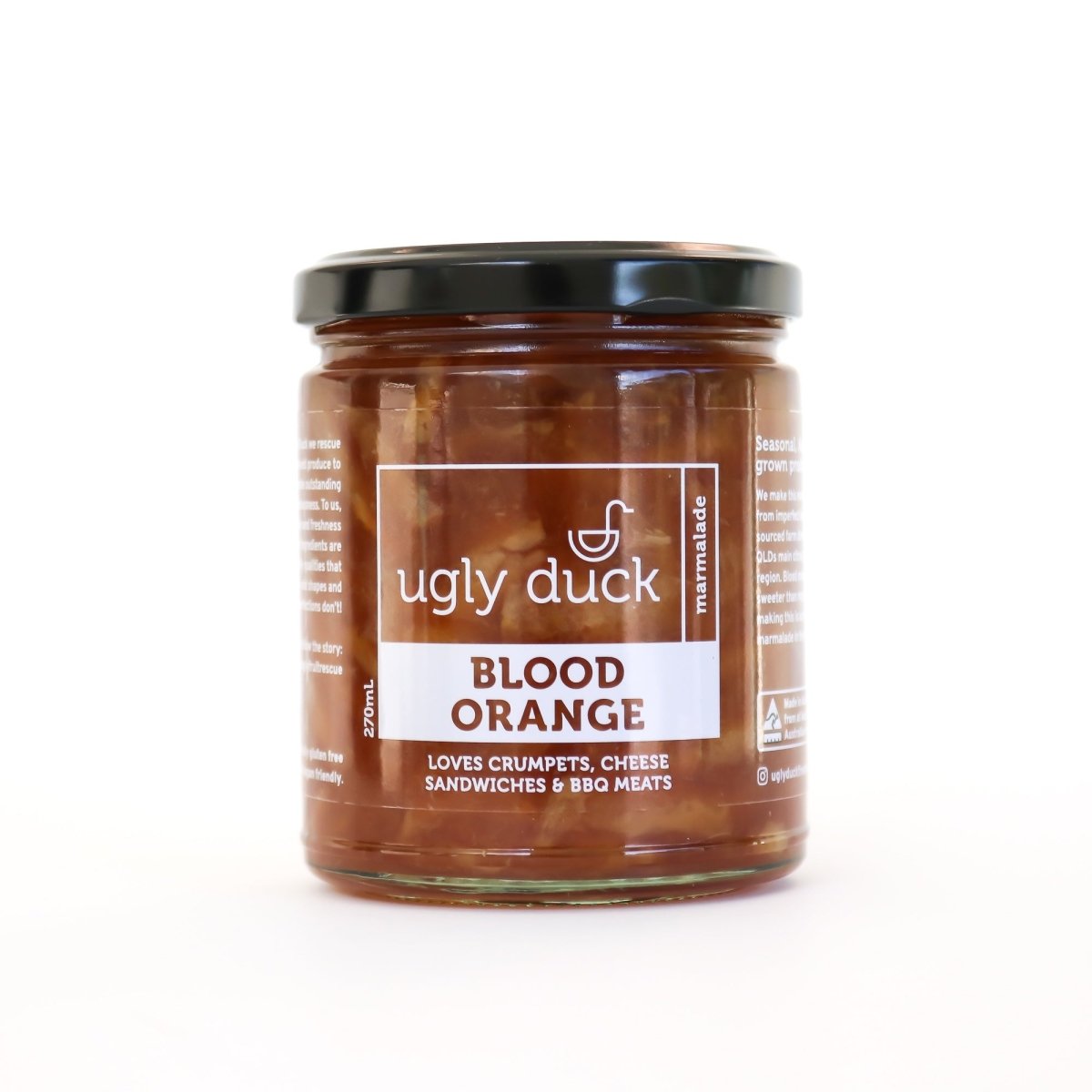 Blood Orange Marmalade 270ml | Ugly Duck Preserves | Festive Food | Thirty 16 Williamstown