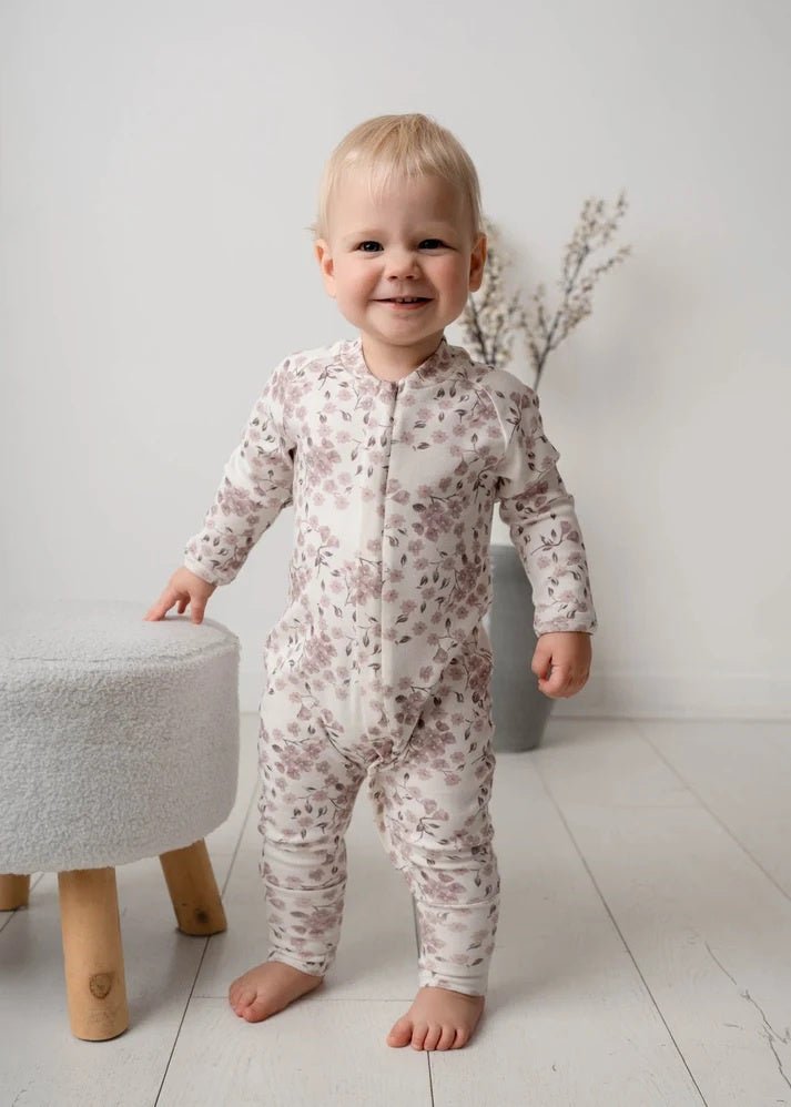 Bloom Floral Onesie | RAI & CO | Baby & Toddler Growsuits & Rompers | Thirty 16 Williamstown