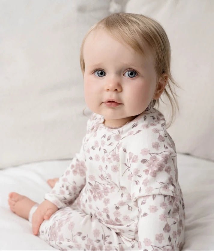 Bloom Floral Onesie | RAI &amp; CO | Baby &amp; Toddler Growsuits &amp; Rompers | Thirty 16 Williamstown