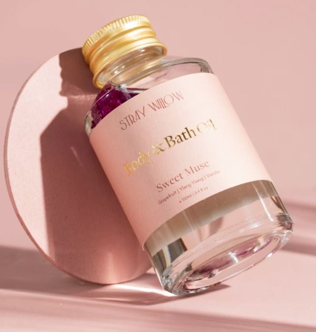 Body &amp; Bath Oil - Sweet Muse | Stray Willow | Bath &amp; Body | Thirty 16 Williamstown