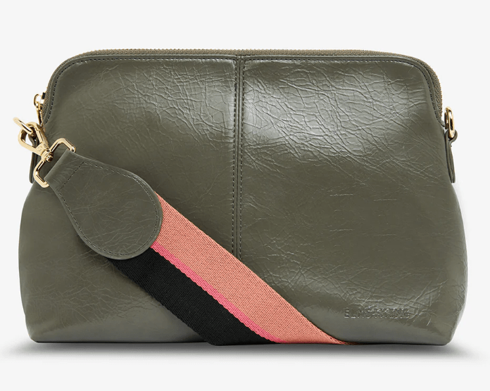 Burbank Crossbody - Khaki Crinkle | Elms + King | Handbags | Thirty 16 Williamstown