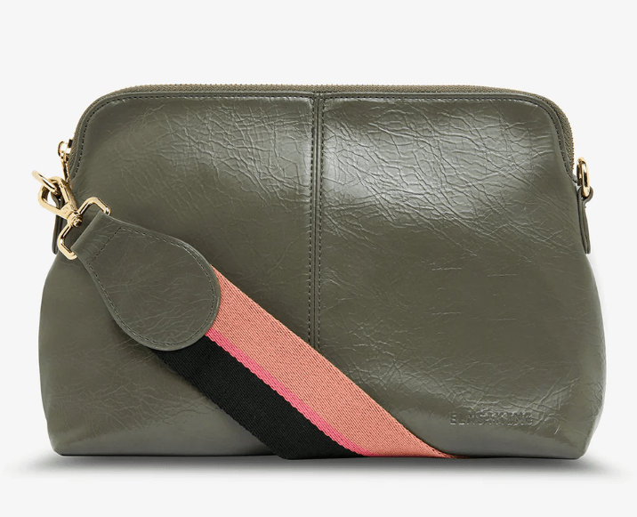 Burbank Large Crossbody - Khaki Crinkle | Elms + King | Handbags | Thirty 16 Williamstown
