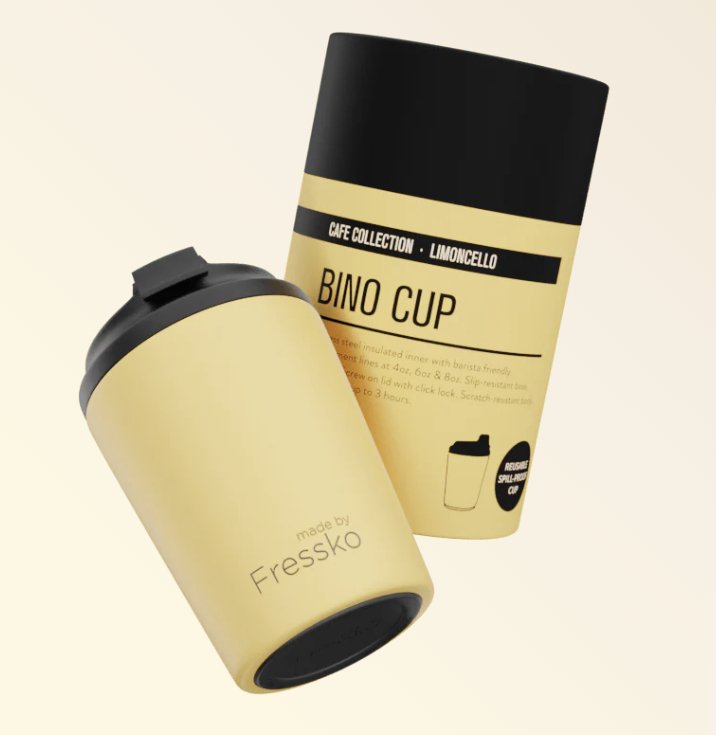 Café Collection Bino - LIMONCELLO 8oz - 230ml | Made By Fressko | Travel Mugs & Drink Bottles | Thirty 16 Williamstown