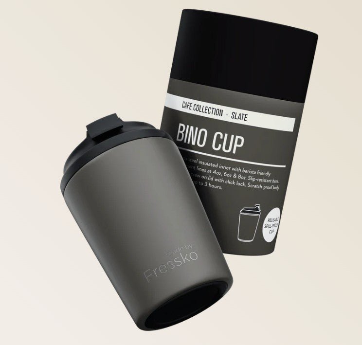 Café Collection Bino - SLATE 8oz - 230ml | Made By Fressko | Travel Mugs &amp; Drink Bottles | Thirty 16 Williamstown