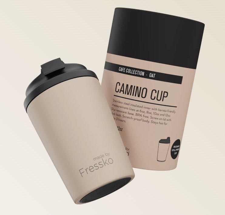 Café Collection Camino - OAT 12oz - 340ml | Made By Fressko | Travel Mugs & Drink Bottles | Thirty 16 Williamstown