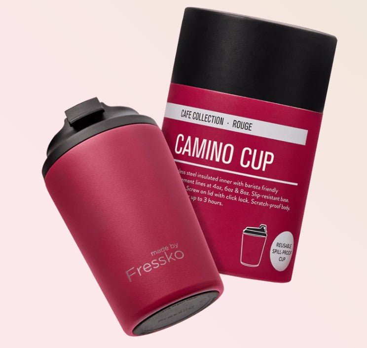 Café Collection Camino - ROUGE 12oz-340ml | Made By Fressko | Travel Mugs & Drink Bottles | Thirty 16 Williamstown