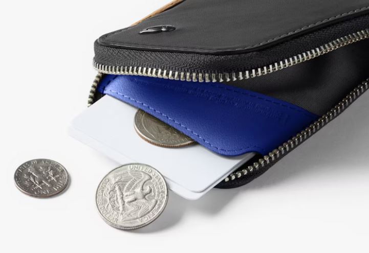 Card Pocket - Charcoal Cobalt | Bellroy | Travel Wallets & Accessories | Thirty 16 Williamstown