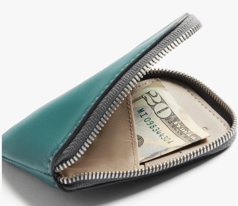 Card Pocket - Teal | Bellroy | Travel Wallets &amp; Accessories | Thirty 16 Williamstown