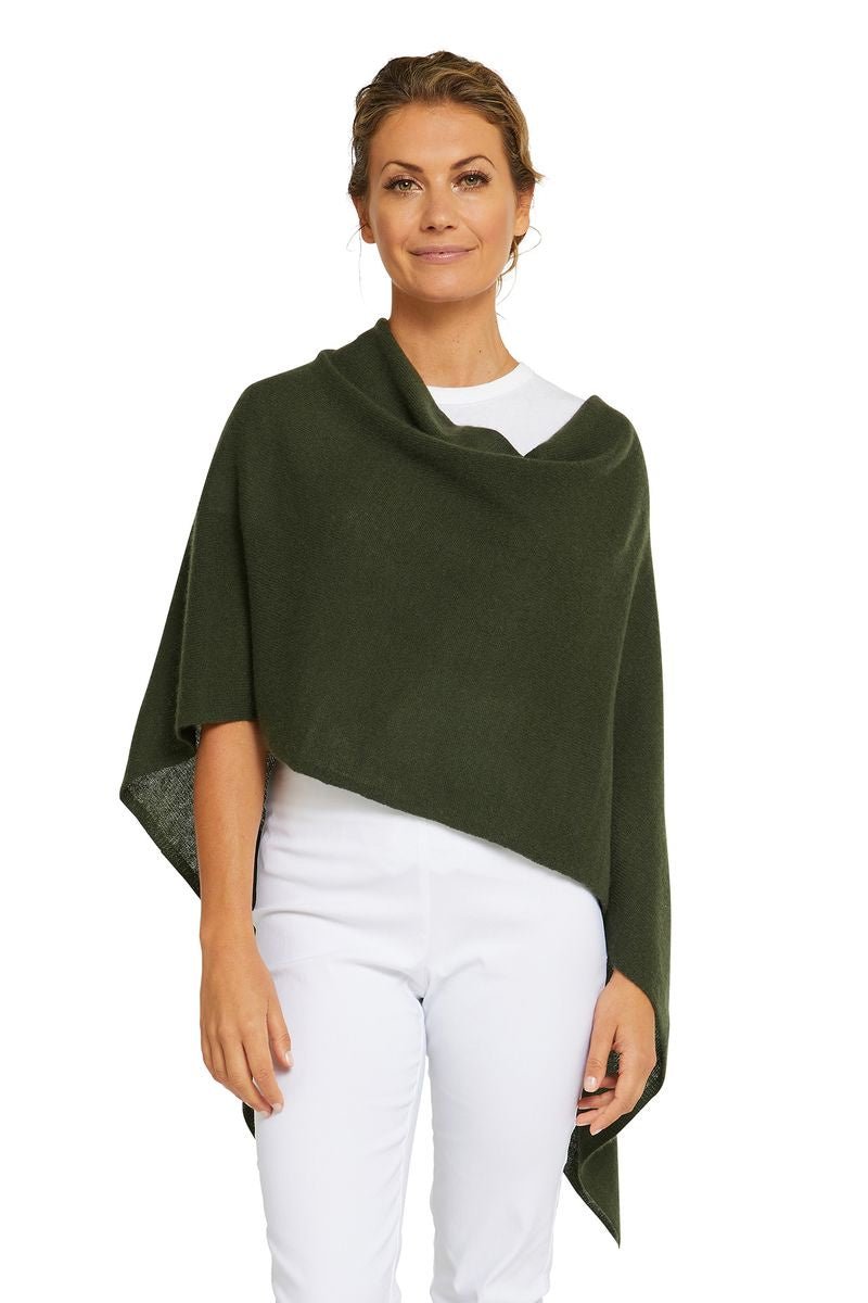 Cashmere Topper - Olive | Esperance & Co | Toppers | Thirty 16 Williamstown