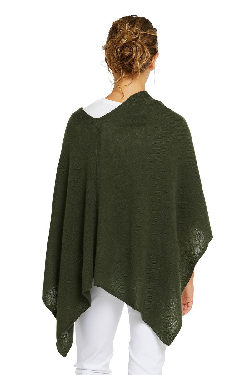 Cashmere Topper - Olive | Esperance & Co | Toppers | Thirty 16 Williamstown