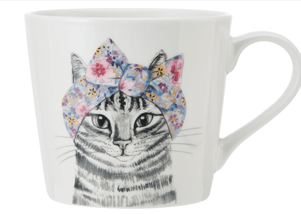 Cat Pig Print Mug 380ml | Mikasa X Tipperleyhill | Mugs &amp; Cups | Thirty 16 Williamstown