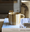Cat&#39;s Pyjamas Single Mug - Olive Stripe | Robert Gordon | Mugs &amp; Cups | Thirty 16 Williamstown