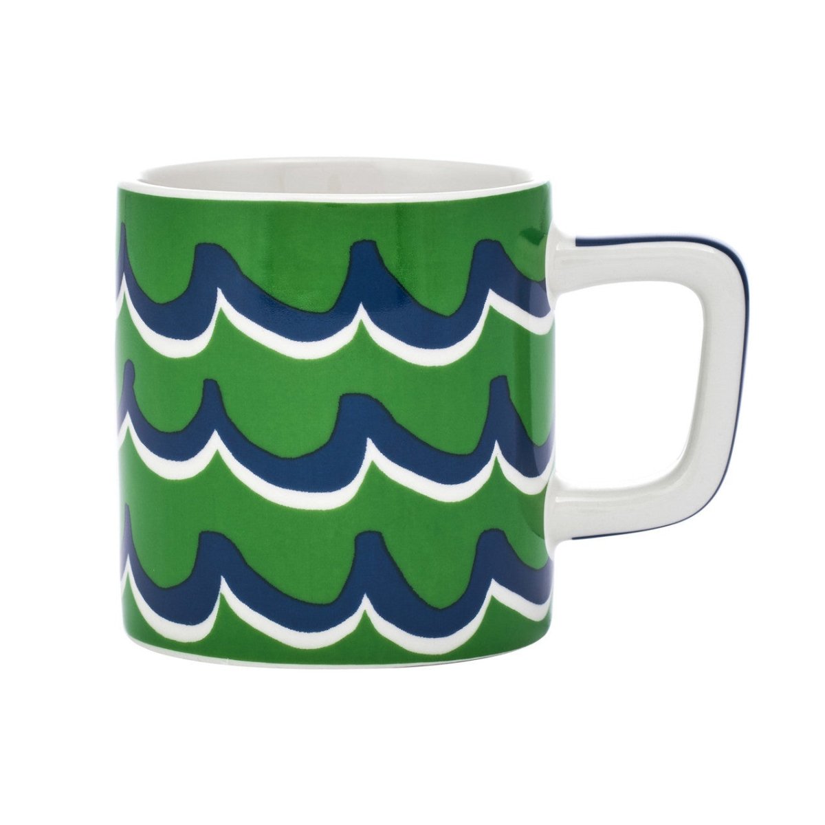 Ceramic Espresso Cup Green Cyan Tides 120ml | La Cafetière | Mugs & Cups | Thirty 16 Williamstown