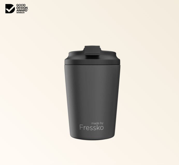 Ceramic Lined Bino - COAL 8oz - 230ml | Made By Fressko | Travel Mugs & Drink Bottles | Thirty 16 Williamstown