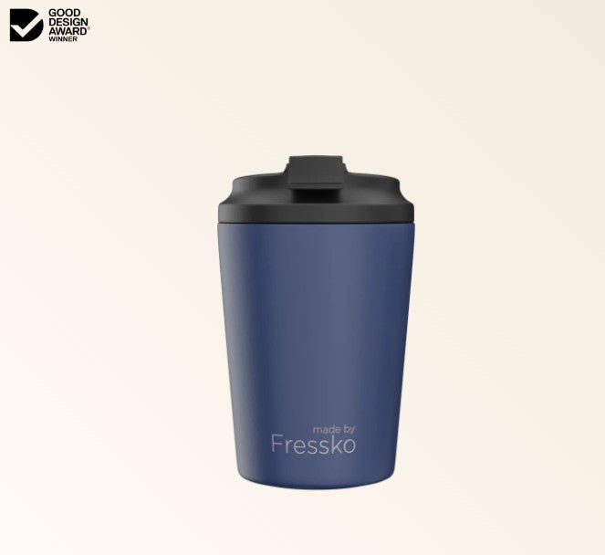 Ceramic Lined Bino - DENIM 8oz - 230ml | Made By Fressko | Travel Mugs &amp; Drink Bottles | Thirty 16 Williamstown