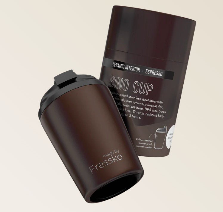 Ceramic Lined Bino - ESPRESSO 8oz - 230ml | Made By Fressko | Travel Mugs & Drink Bottles | Thirty 16 Williamstown