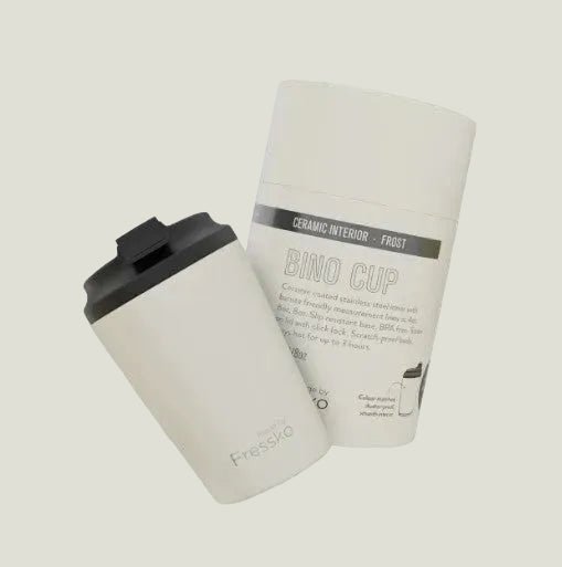 Ceramic Lined Bino - FROST 8oz - 230ml | Made By Fressko | Travel Mugs &amp; Drink Bottles | Thirty 16 Williamstown