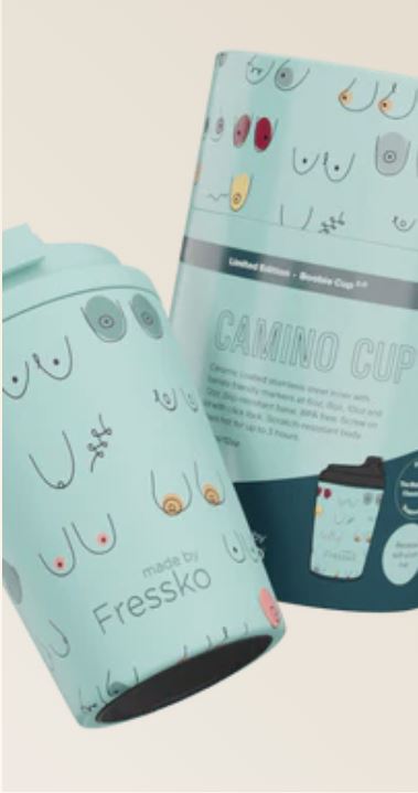 Ceramic Lined Camino Boobie - BREZZY 12oz - 340ml | Made By Fressko | Travel Mugs &amp; Drink Bottles | Thirty 16 Williamstown