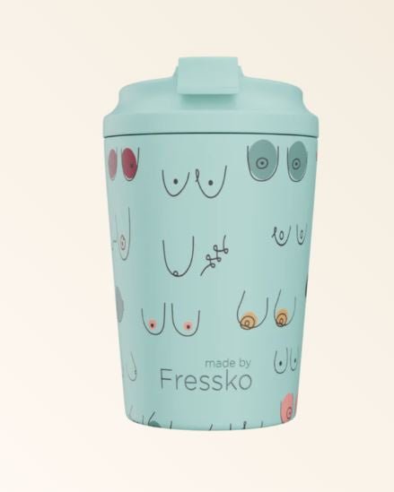 Ceramic Lined Camino Boobie - BREZZY 12oz - 340ml | Made By Fressko | Travel Mugs & Drink Bottles | Thirty 16 Williamstown